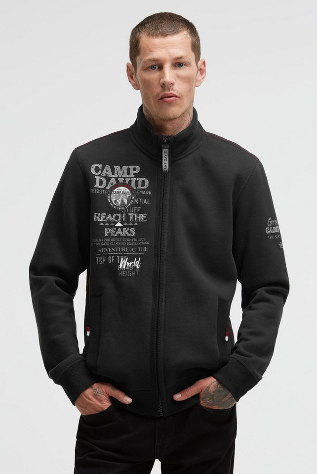 CAMP DAVID Sweatjacke mit Stehkragen von CAMP DAVID