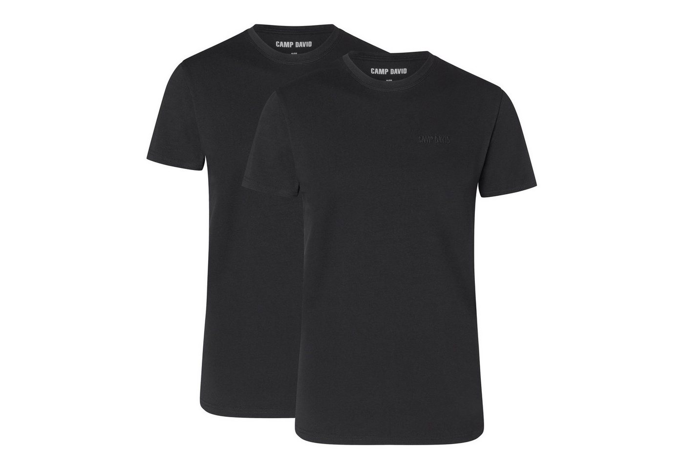 CAMP DAVID T-Shirt Herren T-Shirt 2er Pack Baumwolle (Packung, 2er Pack) von CAMP DAVID