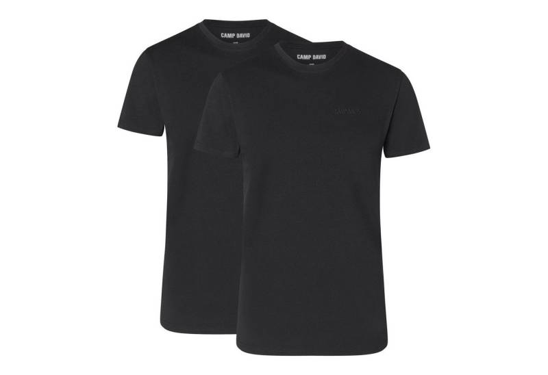 CAMP DAVID T-Shirt Herren T-Shirt 2er Pack Baumwolle (Packung, 2er Pack) von CAMP DAVID