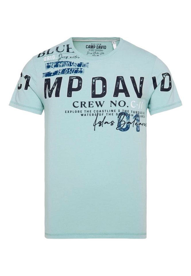 CAMP DAVID T-Shirt T-Shirt Kurzarmshirt (1-tlg., 1) von CAMP DAVID