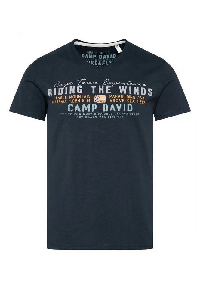CAMP DAVID T-Shirt T-Shirt PARAGLIDING CAPE TOWN I Kurzarmshirt (1-tlg., 1) von CAMP DAVID