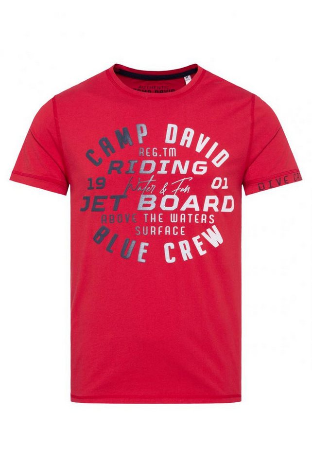 CAMP DAVID T-Shirt mit Gradient Puffprint von CAMP DAVID