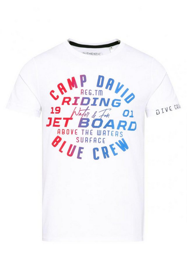 CAMP DAVID T-Shirt mit Gradient Puffprint von CAMP DAVID