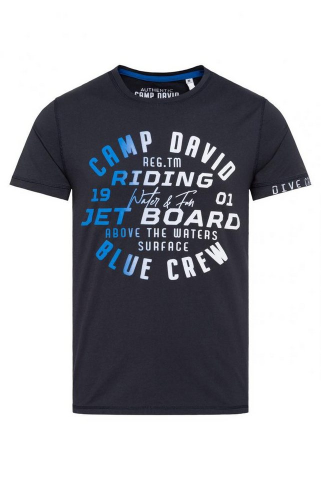 CAMP DAVID T-Shirt mit Gradient Puffprint von CAMP DAVID
