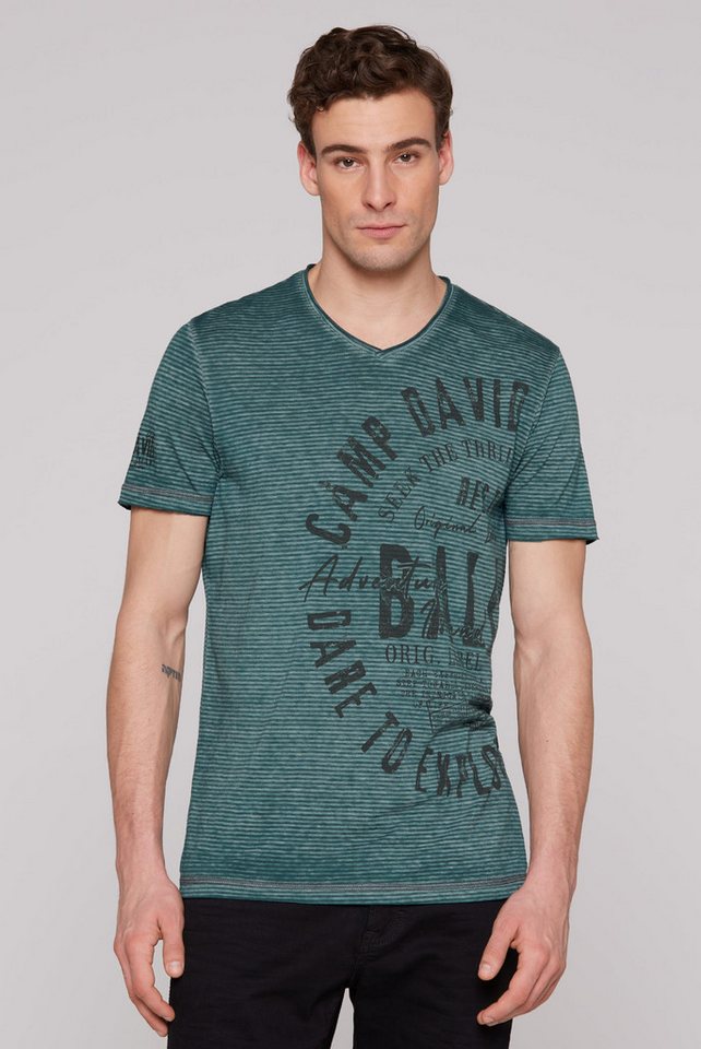CAMP DAVID T-Shirt mit Logo Print von CAMP DAVID