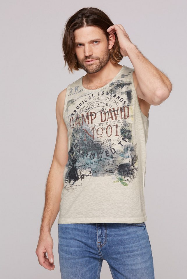 CAMP DAVID Tanktop aus Baumwolle CAMP DAVID Tanktop aus Baumwolle von CAMP DAVID