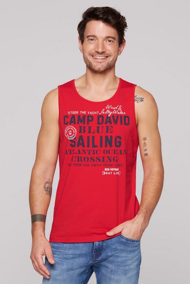 CAMP DAVID Tanktop aus Baumwolle CAMP DAVID Tanktop aus Baumwolle von CAMP DAVID