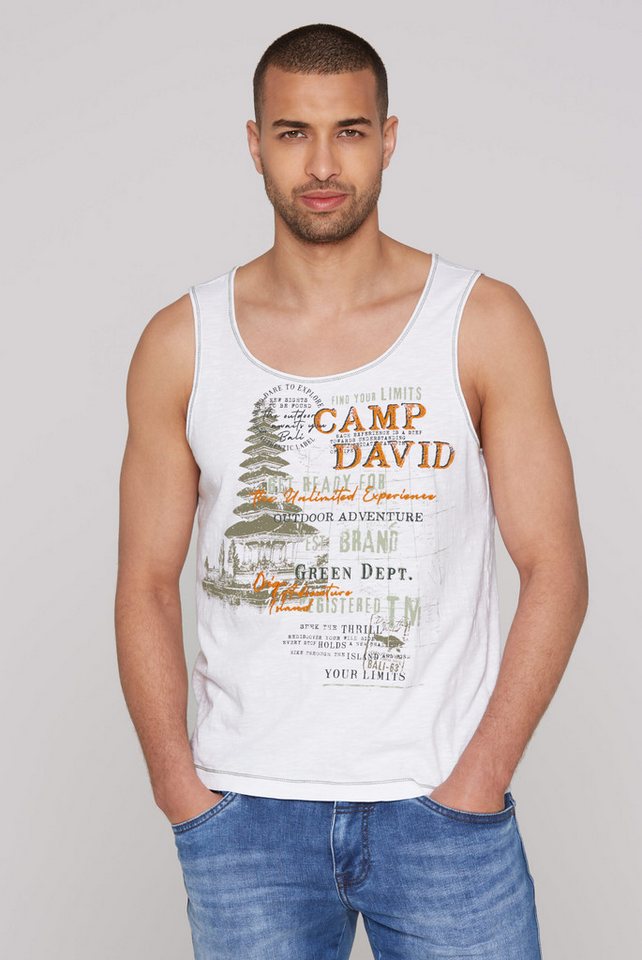 CAMP DAVID Tanktop aus Baumwolle CAMP DAVID Tanktop aus Baumwolle von CAMP DAVID