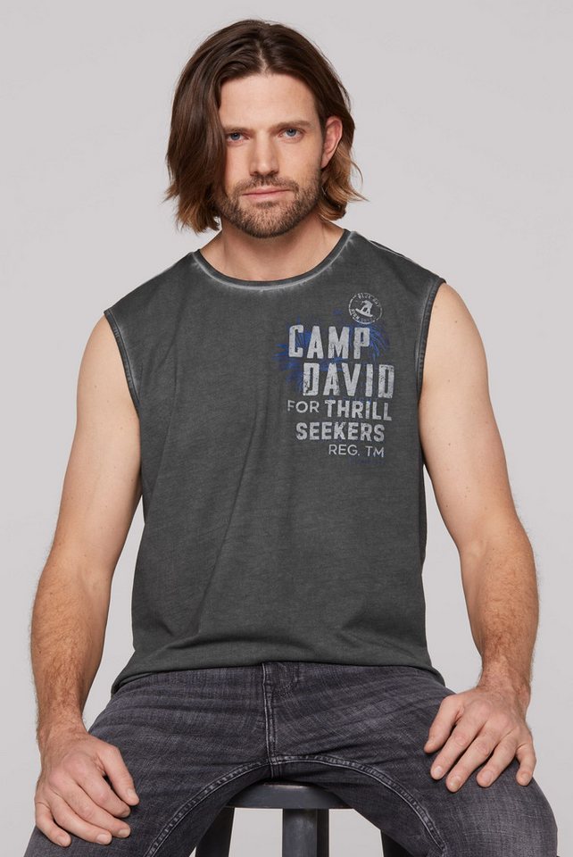 CAMP DAVID Tanktop mit Oil-Dyed-Färbung CAMP DAVID Tanktop mit Oil-Dyed-Färbung von CAMP DAVID