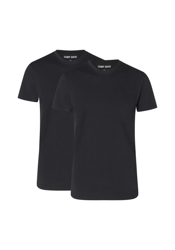 CAMP DAVID Unterhemd underwear (2er Pack) mit flacher Naht von CAMP DAVID