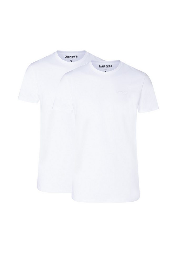CAMP DAVID Unterhemd underwear (2er Pack) mit flacher Naht von CAMP DAVID