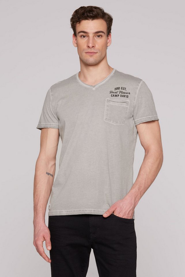 CAMP DAVID V-Shirt mit Brusttasche CAMP DAVID V-Shirt mit Brusttasche von CAMP DAVID