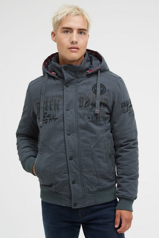 CAMP DAVID Winterjacke mit Stehkragen & Kapuze von CAMP DAVID