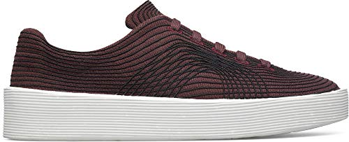 Camper Damen Courb-K201202 Sneaker, Bordeaux, 35 EU von Camper