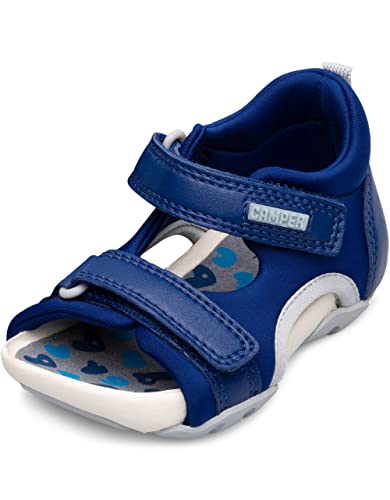 Camper OUS First Walkers K800368 Sandal, Blau 002, 21 EU von Camper