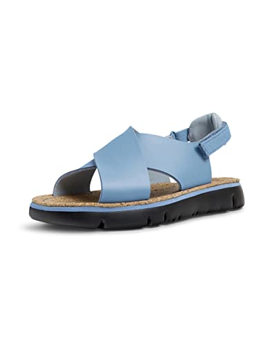 Camper Damen Oruga K200157 Flat Sandal, Blau 047, 35 EU von Camper
