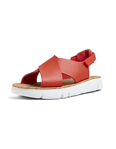 Camper Damen Oruga K200157 Flat Sandal, Rot 049, 38 EU von Camper