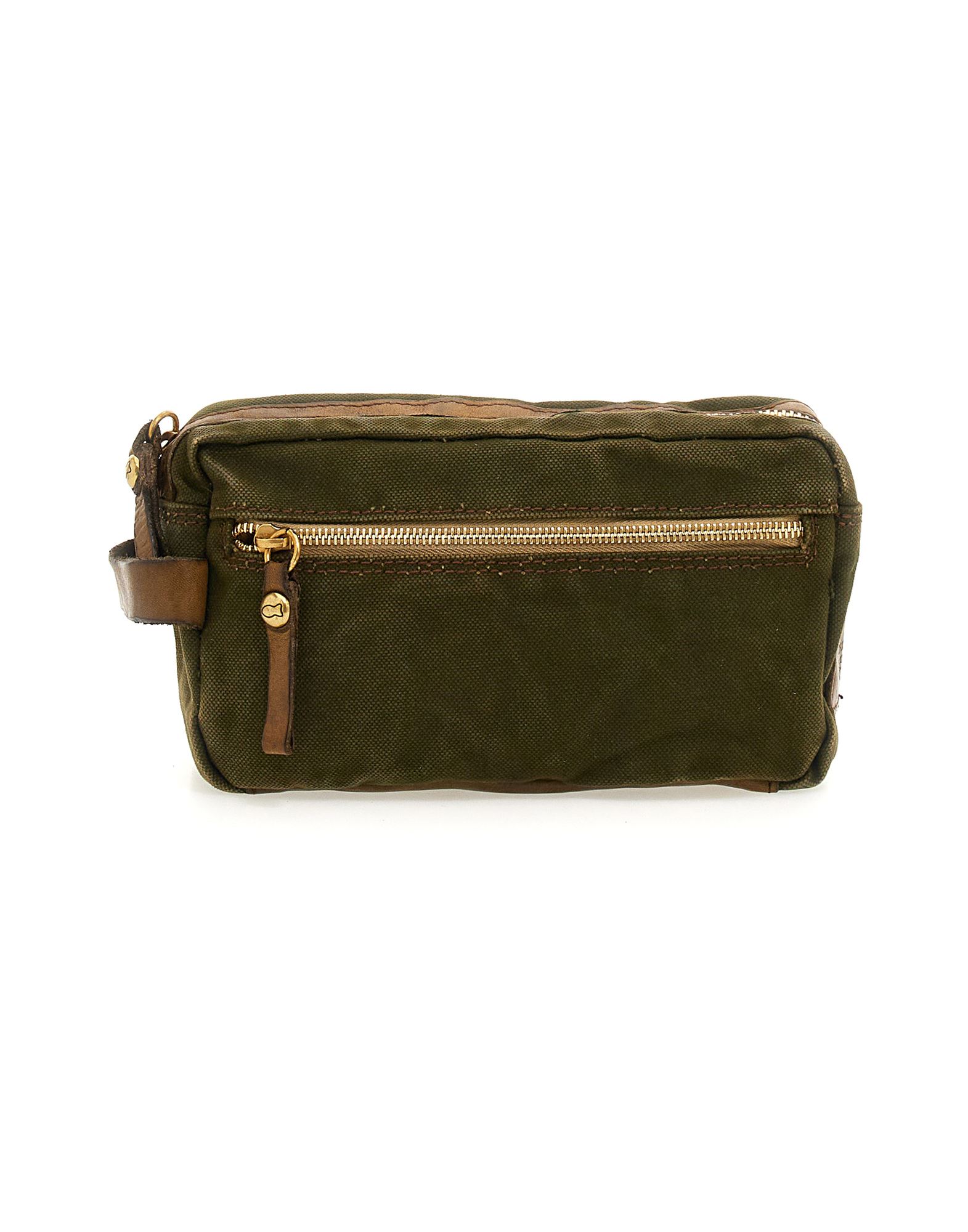 CAMPOMAGGI Beauty Case Unisex Militärgrün von CAMPOMAGGI