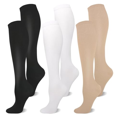 Campsnail Kompressionsstrümpfe Damen und Herren Stützstrümpfe Kompressionssocken für Flug Sport Reisen Laufen von CAMPSNAIL