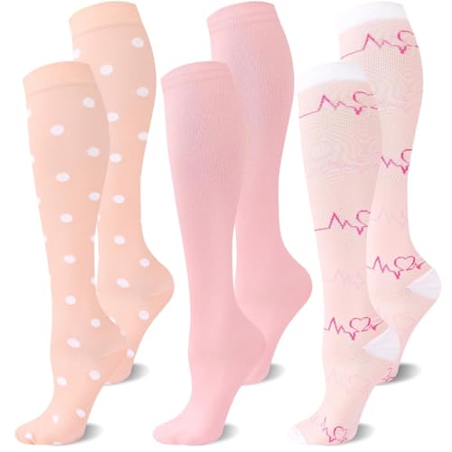 CAMPSNAIL Kompressionsstrümpfe Damen und Herren Stützstrümpfe Kompressionssocken für Flug Sport Reisen Laufen von CAMPSNAIL