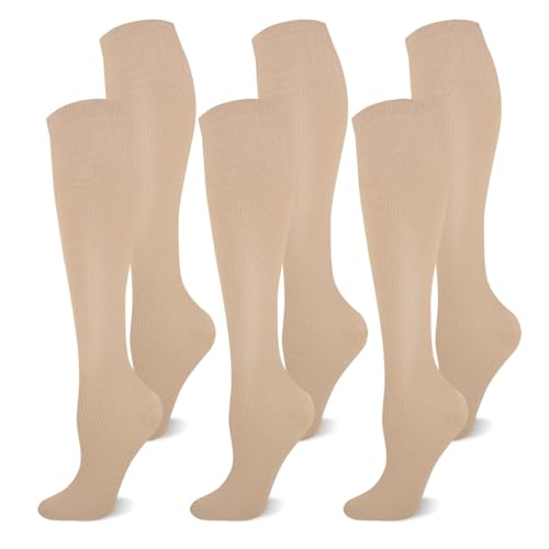 CAMPSNAIL Kompressionsstrümpfe Damen und Herren Stützstrümpfe Kompressionssocken für Flug Sport Reisen Laufen von CAMPSNAIL