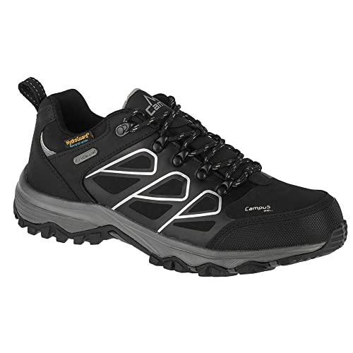 Campus Herren CM0104321200_43 Trekking Shoes, Black, EU von CAMPUS