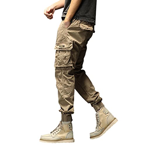 Sommer arbeitshose herren sommer,herren trainingshose lang,cargohose herren regular fit,cargohose oliv herren,chino grau herren,kurze jogginghose männer,karierte männer hosen,chino schwarz herren von CANDE