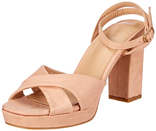 CANDELA KIRS Damen Sandalia de Fiesta Olías Sandalen, beige, 36 EU von CANDELA KIRS
