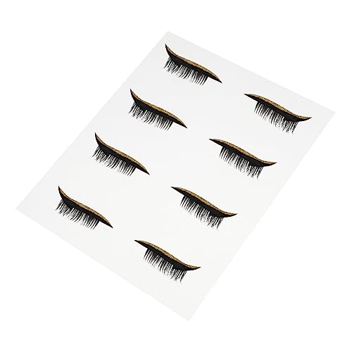 CANIGHT Eyeliner Aufkleber 4 Paare Selbstklebende Wimpern Aufkleber Wasserfestes Eyeliner Klebeband für Einfaches Augen Make Up Party Ready von CANIGHT