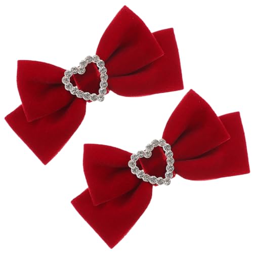 CANIGHT Haarspangen Mit Schleife Für Mädchen in Paar Haarspangen Metallrahmen Haar-accessoires Für Mädchen 8–12 Haardekorationen von CANIGHT