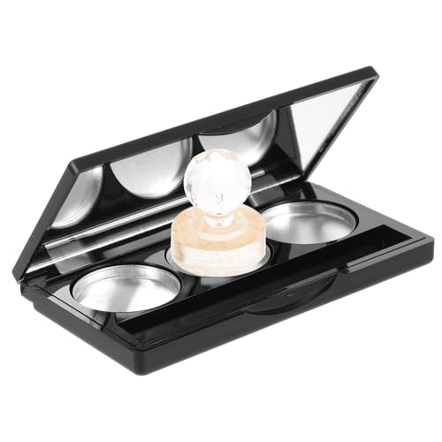 CANIGHT Lidschattenpalette Mit 3 Abschnitten Make-up-organizer Aufbewahrung Für Frauen Mit Spiegel von CANIGHT