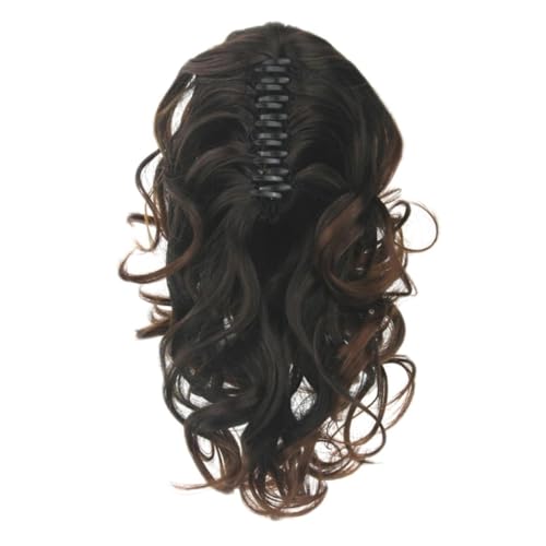 CANIGHT Lockige Synthetische Haar-wig Mit Haarklammer Pferdeschwanzverlängerung Und Clip-haarstück Für Frauen Und Mädchen Farbe von CANIGHT