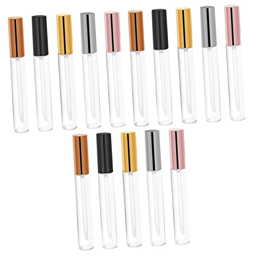 CANIGHT 10ml Leere Lip Gloss Tuben Set Nachfüllbare Lippenfarbe Flasche Und Rosé Je Ideal Für DIY Lippenpflege Und Kosmetik von CANIGHT