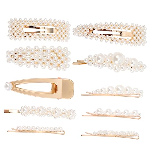 CANIGHT 10 Stück Perlen-haarnadeln Modische Haarspange Elegante Haarschmuck Für Damen Haar-accessoire von CANIGHT