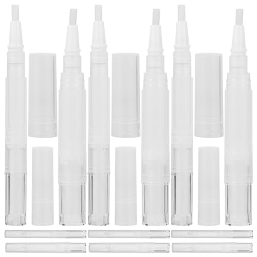CANIGHT 12 Stück Leere Nagelhautölstifte Nagelölpipetten Für Damen Leere Lipgloss-stifte Nachfüllbare Behälter von CANIGHT