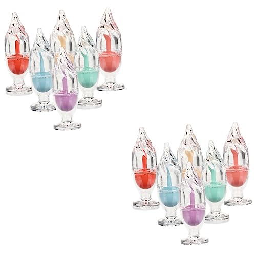 CANIGHT 12stücke Teiliges Ice Lippenbalsam Röhrchen Nachfüllbare Lip Gloss Behälter Für Lippenpflege Praktische Und Tragbare Kosmetik Tuben Für Zufällige Farben von CANIGHT