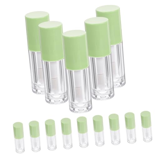 CANIGHT 14stücke Nachfüllbare Leere Lip Gloss Tubes Mit Transparent Kunststoff Behälter Für Lip Balm Lippenöl Und Kosmetik Praktisch Und Tragbar Für Anwendungen von CANIGHT