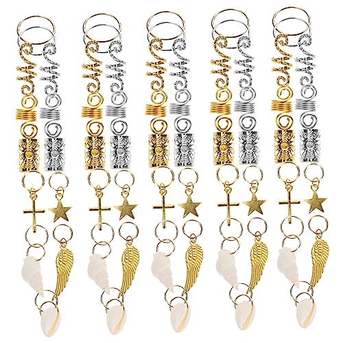 CANIGHT Dreadlock-haarschmuck Haarmanschetten Und Ringe 159 Stücke Für Zöpfe Haarjuwelen Und Zubehör CANIGHT Dreadlock-haarschmuck Haarmanschetten Und Ringe 159 Stücke Für Zöpfe Haarjuwelen Und Zubehör von CANIGHT