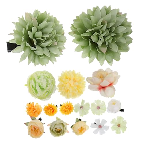 CANIGHT 16stücke Teiliges Dekorative Blumen-haarclips Für Mädchen Mini-haarspangen Verschiedene Frisuren Für Alltägliche Anlässe Partys Und Hochzeiten von CANIGHT