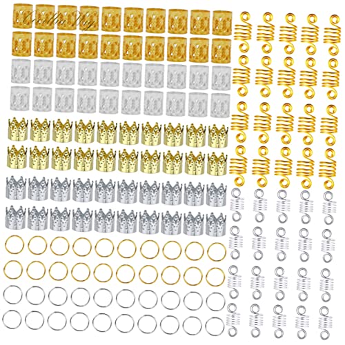 CANIGHT 160stücke Teiliges Haarschmuck Und Manschetten Für Zöpfe Spiralklammern Und Dekorationen Für Geeignet Für Hochzeiten Partys Und Alltagsmode von CANIGHT