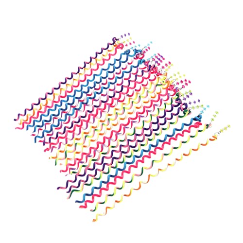CANIGHT 18 Stück Regenbogen Lockenwickler Haarspange Flechtklammer Für Damen Mädchen Haare Flechten von CANIGHT