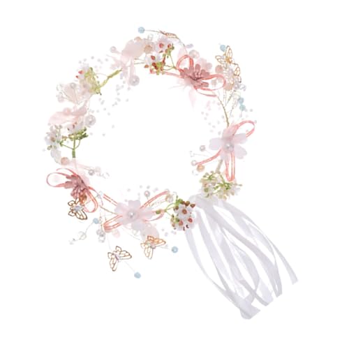 CANIGHT Stilvolles Blumen-stirnband Party-haarband Für Frauen Und Mädchen Blumen-stirnband Für Die Braut Mit Künstlichen Blumen von CANIGHT