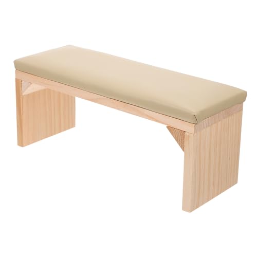 CANIGHT 1stück Japanische Maniküre Handauflage Aus Holz Und Leder Ergonomisches Nagelkunst-kissen Für Professionelle Salons Und -nailart Zur Entlastung Von Hand Und Arm von CANIGHT