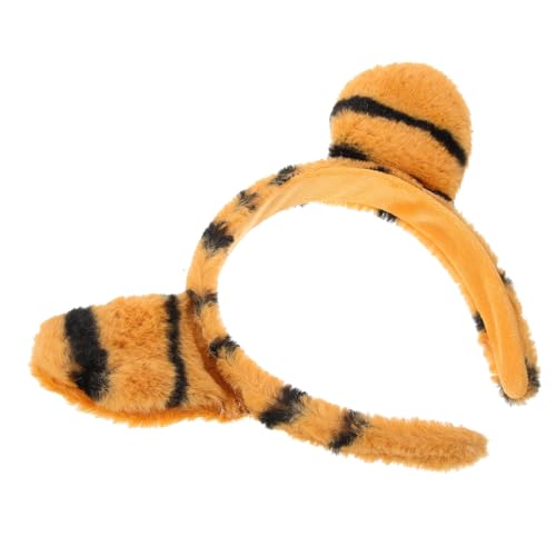 CANIGHT Tigerohren Haarreifen 1 Stück Themen Stirnband für Kinder Cosplay Zubehör für Partys Angenehm zu Tragen Dekoration für Halloween und Kindergeburtstage von CANIGHT