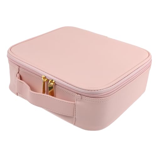 CANIGHT 1stück wasserdichte Kosmetiktasche Für Makeup Tragbarer Organizer Mit Großem Stauraum Handgepäck Für Makeup-Pinsel Und Kosmetikartikel Pu Reisen Und Zuhause von CANIGHT