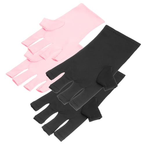 CANIGHT Maniküre-Schutzhandschuhe UV-beständig bequem Halbfinger-Handschuhe von CANIGHT