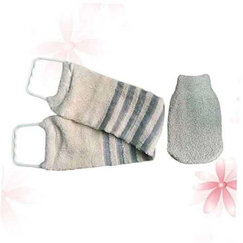 CANIGHT 2er Satz Körperpeeling-handschuh Spa-handtuch Beidseitig Für Männer Und Frauen von CANIGHT