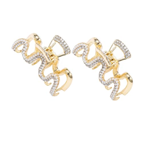 CANIGHT Wellenförmige Haarklammer Mit Perlen Für Damen Kleine Haarspangen Für Den Alltag Eleganter Haarschmuck Ideal Für Hochsteckfrisuren Und Accessoire Für Jede Gelegenheit von CANIGHT