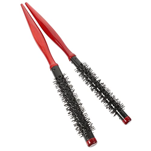 CANIGHT Kleine Rundbürste Zum Lockenwickeln Mit Holzgriff Föhn-stylingbürste Für Weiches Und Lockiges Haar Ergonomisch Für Frauen Und Männer von CANIGHT