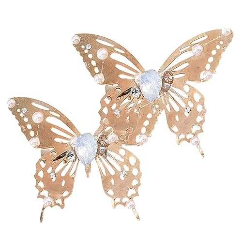 CANIGHT 2er Satz Schmetterlings-haarspangen Feen-haar-accessoires Antik Für Damen Hochzeit Party Festliche Anlässe von CANIGHT